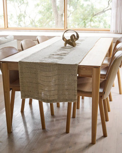 Kitchen Glassware: MAYLA HANDWOVEN LINEN RUNNER
