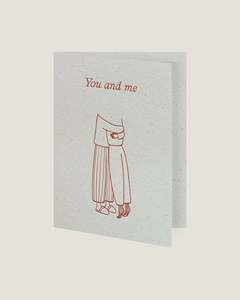 YOU AND ME - SHORT TALK GREETING CARD