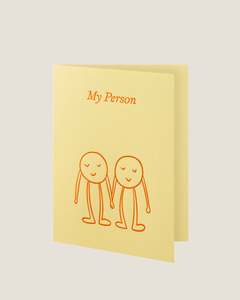 MY PERSON - SHORT TALK GREETING CARD