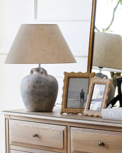 All: RATTAN WAVY PHOTO FRAME - 5 X 7