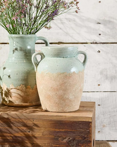 Homeware: VARESE SHORT VESSEL - PALE BLUE
