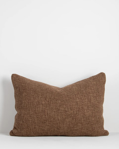 CYPRIAN LUMBAR CUSHION COVER - COCOA
