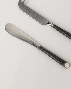 BURNISHED 'SLICED' HANDLE KNIFE - PATE