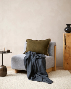 All: DOVER CUSHION COVER - KELP 40 X 60