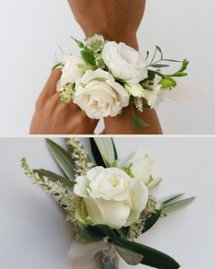 MAC HIGH SCHOOL FORMAL - CORSAGE + BUTTON HOLE  SPECIAL COMBO DEAL