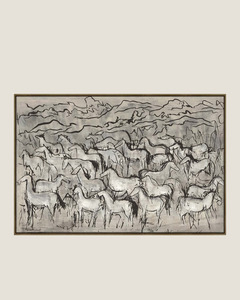 HERD - HEAVY TEXTURED FRAMED CANVAS