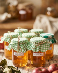 HOMEMADE APPLE JELLY