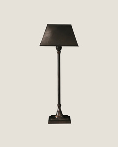 BROOKLYN DARK BRONZE - LAMPBASE WITH METAL SHADE