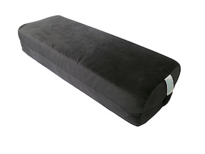 Products: Yoga Bolster Rectangle Salute The Sun Black - The Yoga