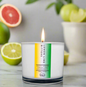 Luxury Lemon Lime & Bitters Candle - The Yoga NZ Wide Shipping