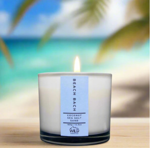 Luxury Beach Bach Candle - The Yoga NZ Wide Shipping