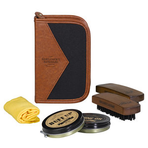 Products: GENTLEMEN'S HARDWARE SHOE SHINE KIT, CHARCOAL - Think Eco