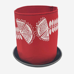 Eco Felt Plant Grow Bag - Red Pohutukawa Design - Think Eco