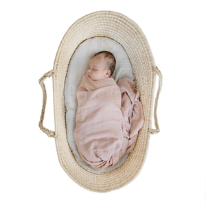 Muslin wrap – Dusty Pink - Think Eco