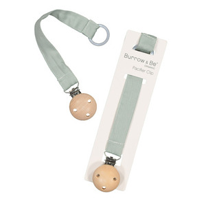 Pacifier Clip – Sage - Think Eco
