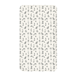 Fitted Cot Sheet - Almond Burrowers - Think Eco