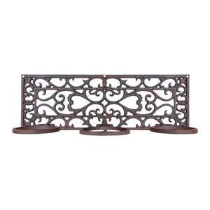 Flowerpot Holder 3 Pot - Cast Iron - Think Eco