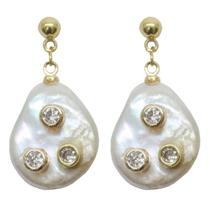 Joyanne Earrings Gold - Think Eco