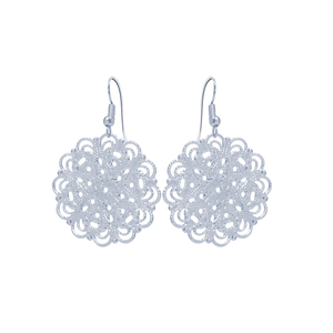 LACEY SILVER EARRINGS - Think Eco