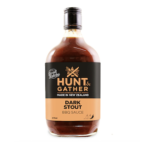 HUNT & GATHER BBQ SAUCE-STOUT 375ML - Think Eco