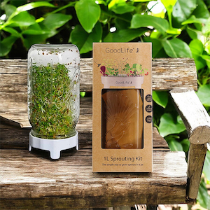 Products: Goodlife - 1L Sprouting Jar Kit - Think Eco