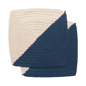 Danica Studio Crochet Dish Cloth - Angela Blue - Think Eco