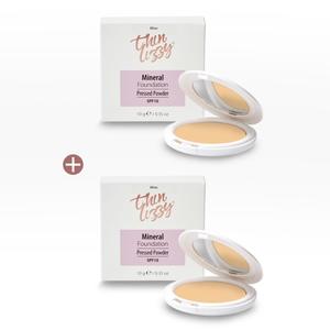 Mineral Foundation: Pressed Mineral Makeup Foundation - Buy 1 Get 1 Free