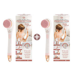Tv Offers: Pure Perfection Body Brush (Rechargeable) - Buy 1 Get 1 Free
