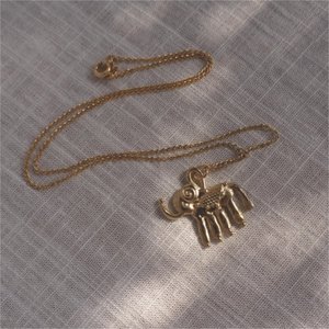 Products: Dreaming Elephant Necklace - The Third Room Jewellery