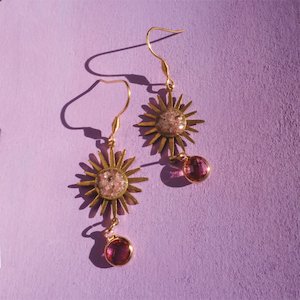 Products: Tourmaline Stars - SAMPLE - Botanical Jewellery The Third Room
