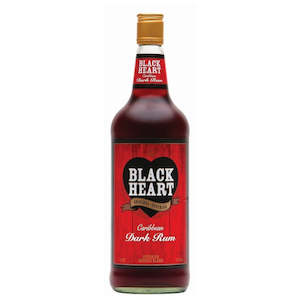 Rum: Black Heart Rum 1 Ltr