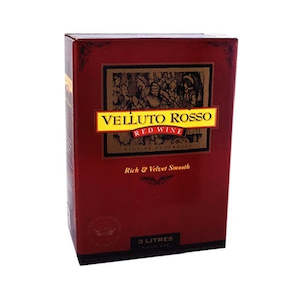 Red Wine: Velluto Rosso 3l