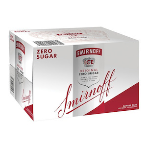 Vodka Rtds: Smirnoff Ice Lemon & Zero Sugar 5% 12pk Cans