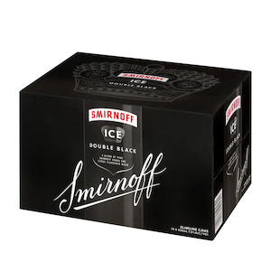 Vodka Rtds: Smirnoff Double Black 12pk Cans