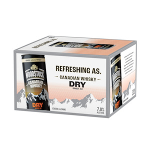 Woodstock Whisky Dry 7% 250ml can 12 pack