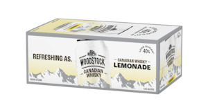 Rtds: Woodstock Whiskey Lemonade 4.8% 10x300ml Cans
