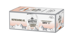 Woodstock Whiskey Ginger Ale 4.8% 10x300ml Cans