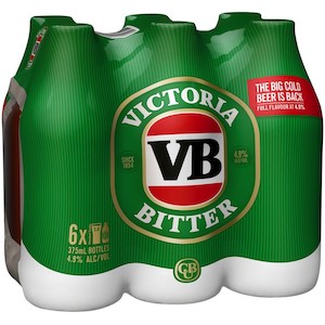 Beer Cider: Victoria Bitter 6pk Btls