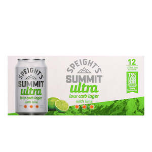 Beer Cider: Speight's Summit Ultra Lime 12pk Cans