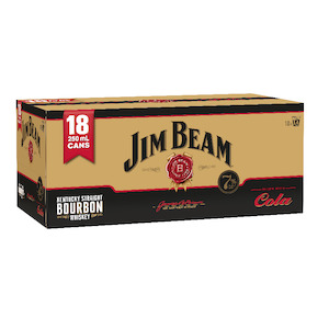 Jim Beam Gold 7% 18pk 250 ML Cans