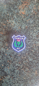 Products: Crock charm - jibit Thistle Football
