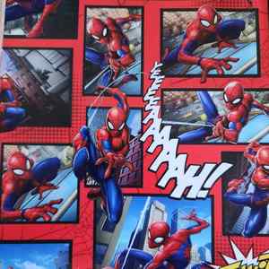 Kids Gift wrap and Cards: Spiderman Wrapping Paper - Folded