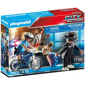 Playmobil Police Bicycle With Thief