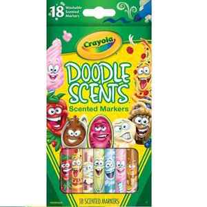 Art Supplies: Crayola Markers Doodle Scents18 Pack