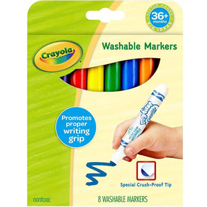 Art Supplies: Crayola Markers My First Ultra Clean Washable 8 Pack