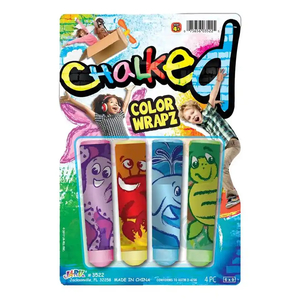 Art Supplies: Chalked Chalk Fun Stix Ocean Edition 4 Pack