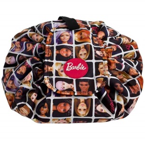 Bags and Backpacks: Barbie Glam Pouch – Icon Cosmetic Bag with Waterproof Zip Clutch