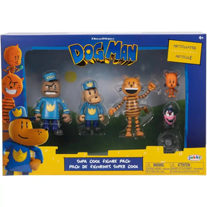 Dolls and Figurines: Dog Man Figurine - Supa Cool Figure Pack