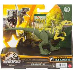 Dolls and Figurines: Jurassic World Dinosaur Strike Attack Atrociraptor