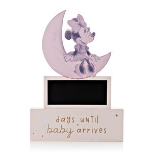 Decor And Gifts: Disney Minnie Mouse Baby Countdown Chalkboard Plaque